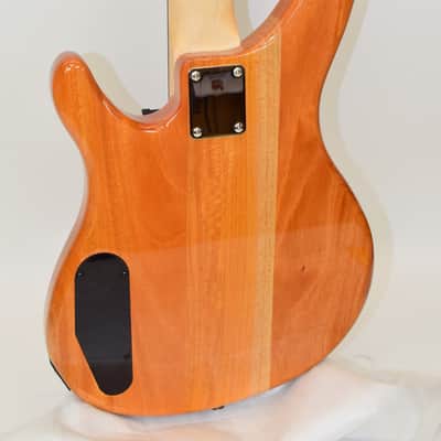 Yamaha TRBX174EW Mango Wood 4-String Electric Bass Guitar, Natural image 9