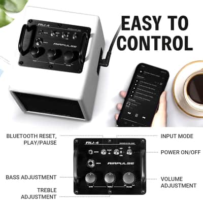 NEW AIRPULSE PHIL JONES BLUETOOTH SPEAKER - AUX/LINE INPUT -MUSIC-GUITAR -35 WATTS image 6