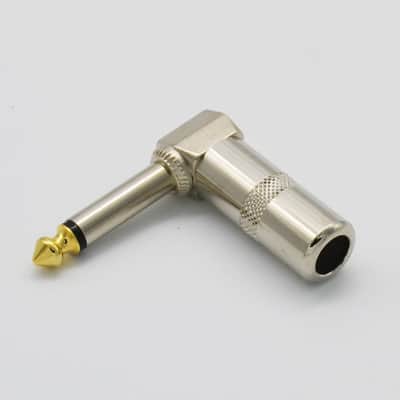 Immagine 3FT 15 Gauge Speaker Cable 1/4" Right Angle to Right Angle Pro Audio Cord - 5