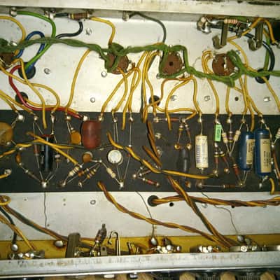 Fender SUPER REVERB HEAD 1968 drip edge BLACKFACE CIRCUIT image 5