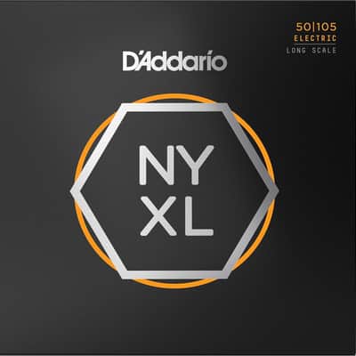 D'Addario NYXL50105 NYXL Medium Nickel 4-String Bass Strings, 50-105 Long Scale image 1