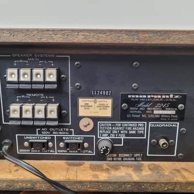Marantz Model 2245 Stereophonic Receiver Wood Case image 6