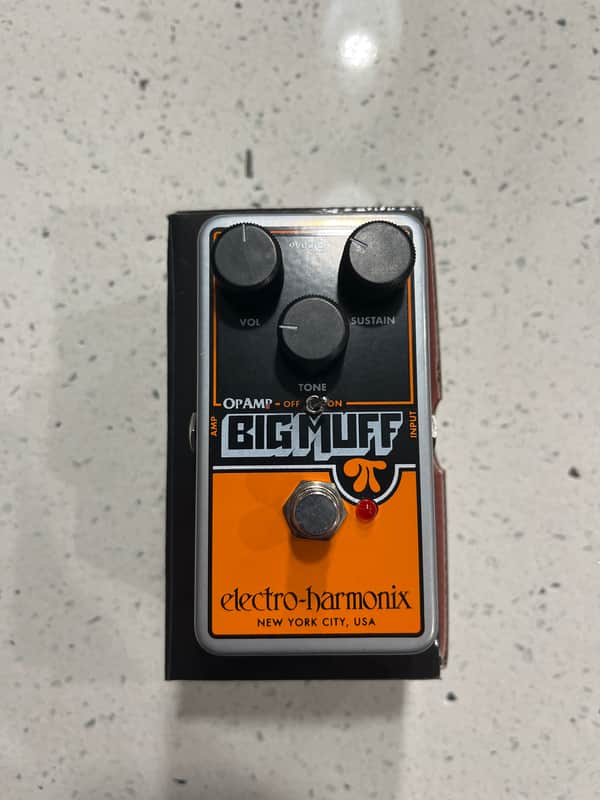 Electro-Harmonix Op Amp Big Muff Pi Reissue 2017 - Present - Black/Orange image 1