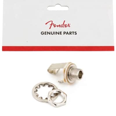 Genuine Fender Strat/Tele Stratocaster/Telecaster Guitar 1/4" Output Phone Jack image 9