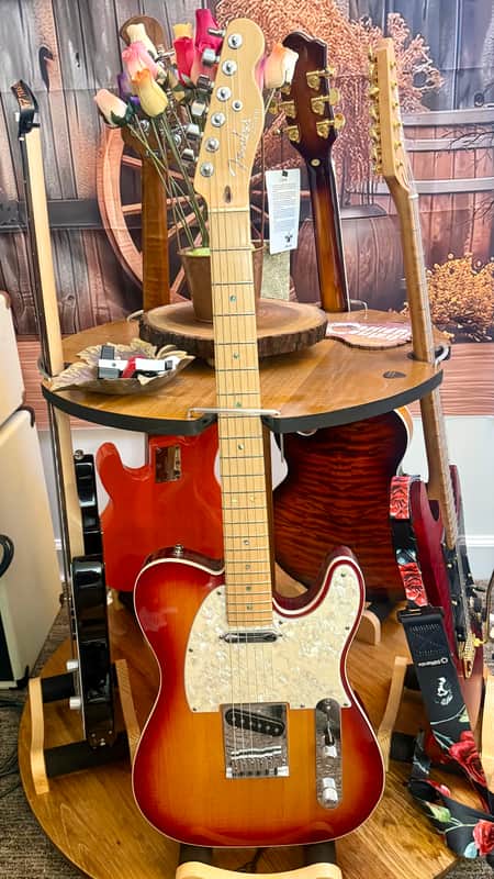 Fender American Deluxe Telecaster with Maple Fretboard - Aged Cherry Burst!