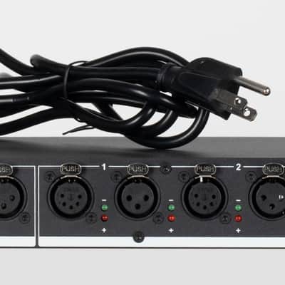 American DJ D4 Branch RM Rack Mount 4-Way DMX Distributor w/XLR IO Jack+4 Cables image 7