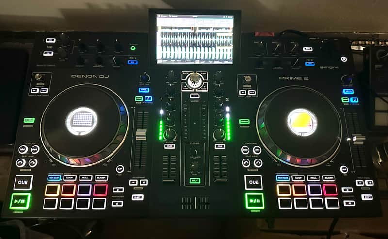 Denon DJ PRIME 2 New Discontinued Standalone DJ Console with New Decksaver image 1