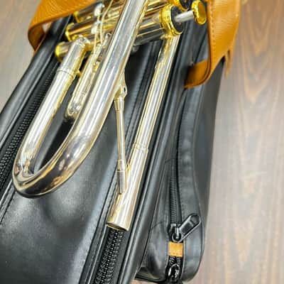 daCarbo C trumpet Carbon fiber material silver plated and gold trim image 4