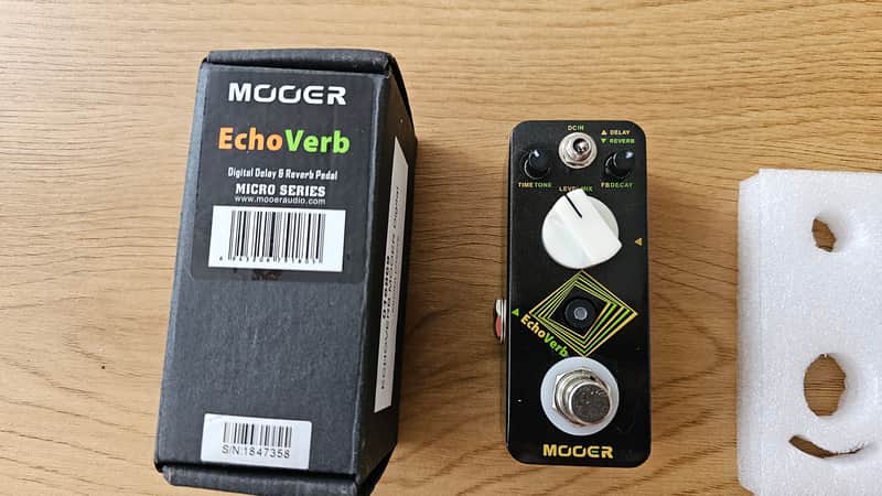 Mooer Echoverb Digital Delay/Reverb 2010s - Black image 1