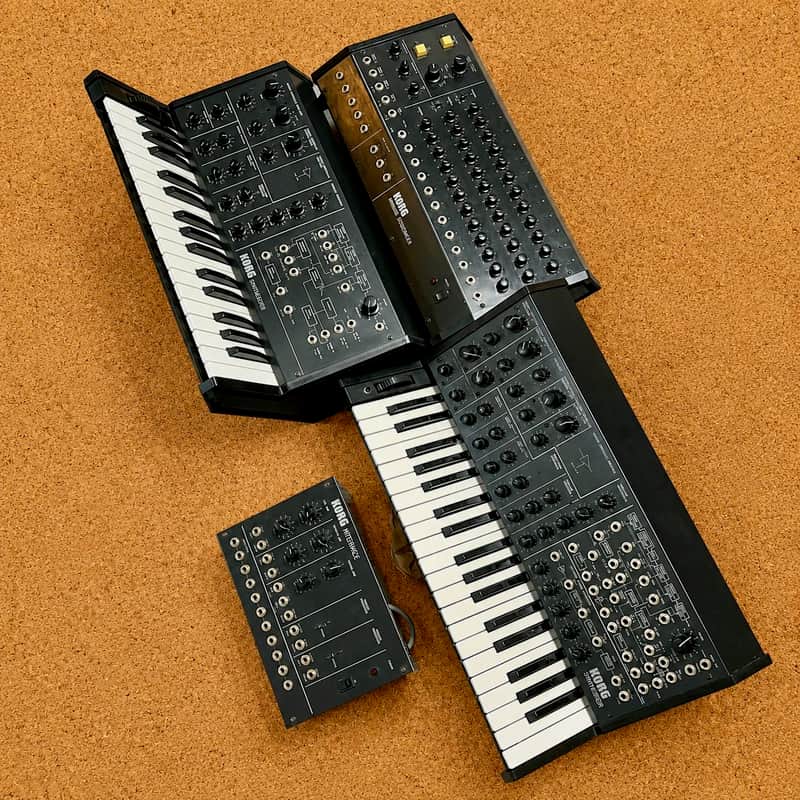 Korg MS-Series Complete Vintage System – MS-20 + MS-10 + SQ-10 + MS-02 – Rare Full Setup – Serviced – Warranty
