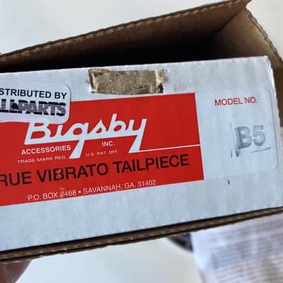 Early MADE in USA, Bigsby B5 Vibrato Tailpiece with Vibramate! NOS image 10