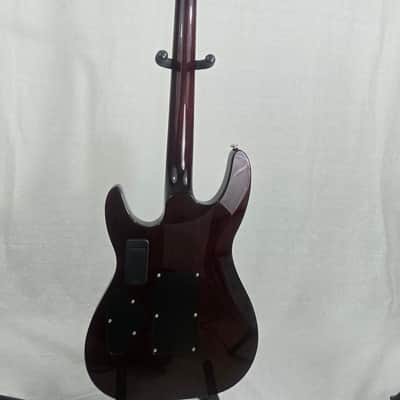 DBZ Barchetta Eminence series Floyd Rose flame Maple top translucent black cherries 7.5 lb 2011 - Translucent black cherry image 14