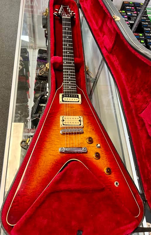 Gibson “The V” Flying V CMT 1981, Seymour Duncan & Dirty Fingers Pickups with Original Case - Pre Owned