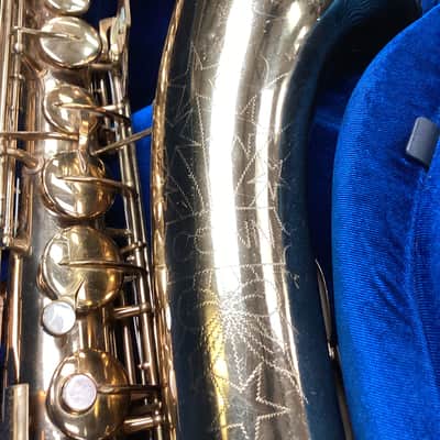 1970 CG CONN Shooting Star Tenor Sax - Brass Lacquor image 7