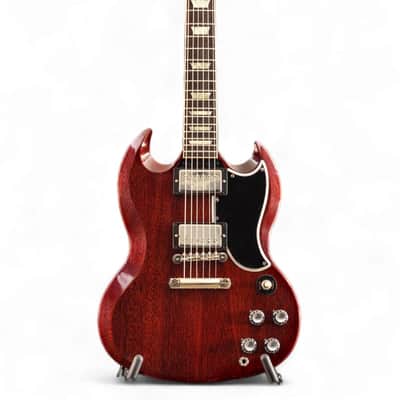Gibson Custom 1961 Les Paul SG Standard Reissue Stop-Bar VOS Cherry Red image 9