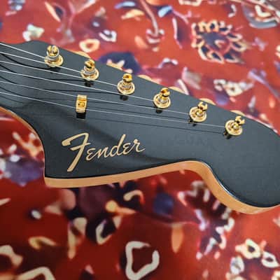 *NEW IN BOX* 2026 Fender Japan Limited Edition Traditional Collection, 60's Jaguar Black Pearl Gold with Matching Headstock, MIJ image 13
