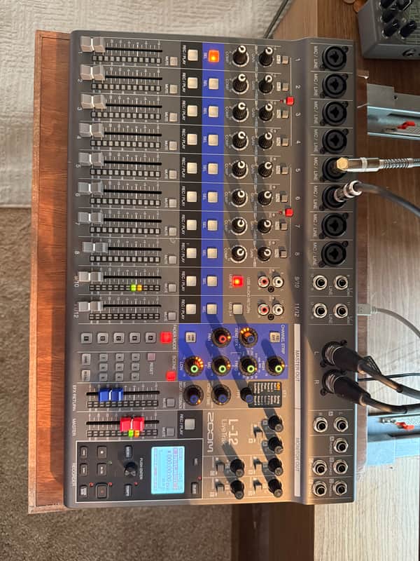 Zoom LiveTrak L-12 Digital Mixer / Recorder 2010s - Grey / Blue image 1
