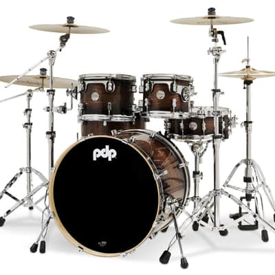 PDP Concept Exotic Walnut-Charcoal Burst Chrome Hardware 5pc image 7