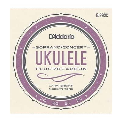 D'Addario Ukulele Strings Fluorcarbon EJ99B Uke Soprano/Concert Pro-arte carbon
