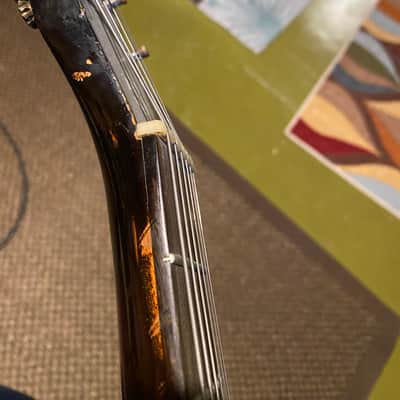 Vintage Harmony Rocket H54 Hollow Body Guitar Tobacco Sunburst image 9