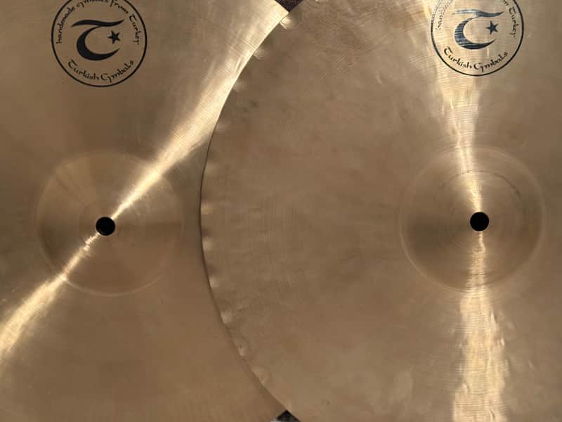 Turkish Cymbals 15” Waveform Hi hats - Traditional Raw Edge image 1