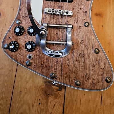 Custom Left handed Firebird relic with bigsby, D'Urbano Magnetics old black pickup set, Neil Young image 2