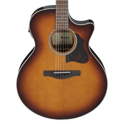 Used Ibanez AE160 A/E Guitar - Vintage Mahogany Sunburst High Gloss image 1