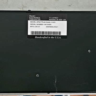 Used Peavey Spectrum Bass II Synthesizer Module - 1998, New Replacement Power Supply image 2