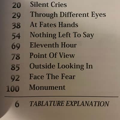 Fates Warning - The Best of Fates Warning - Guitar tab / tablature Book image 3