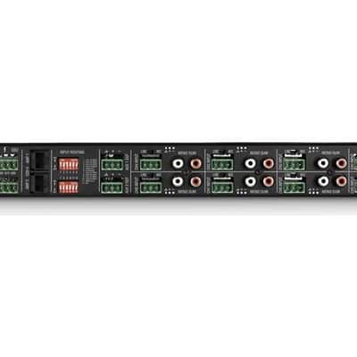JBL CMSA2120 8-input commercial mixer/amplifier — 120W x 2 at 70V New - BLACK image 4
