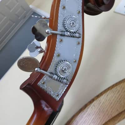 Anton Richter 1/2 Size Upright Bass Natural w/ Accessories image 4
