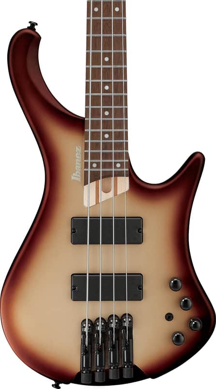 Ibanez Bass Workshop EHB600 Electric Bass Guitar - Charred Champagne Burst Matte image 1