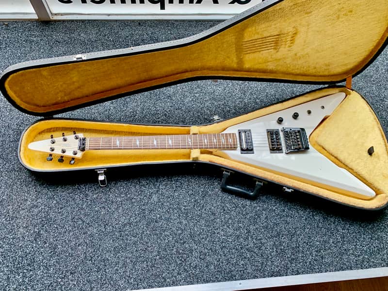 Tokai Japan Super Edition Flying V 1982 White | Reverb