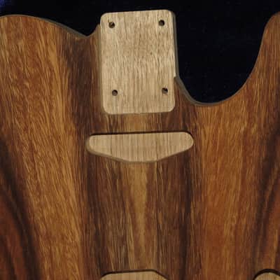Acacia Koa Top \ Butternut Tele Style Body 3lbs 15oz #3680  *IMPORT CHARGES INCLUDED image 4