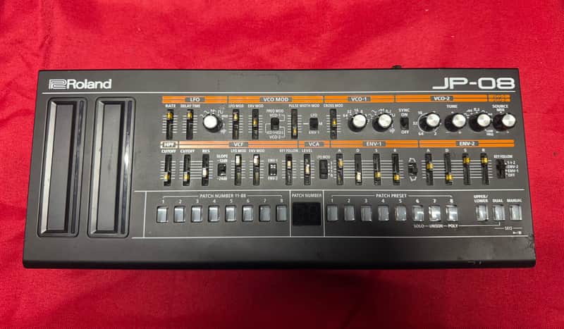 Roland JP-08 Boutique Series Digital Synthesizer Module 2015 - Present - Black image 1
