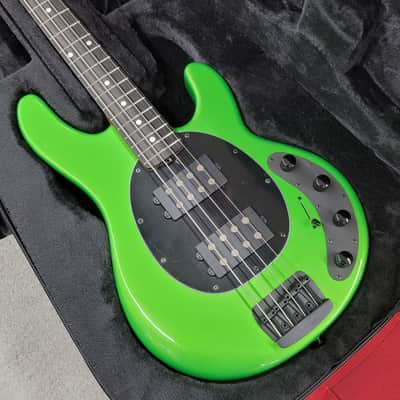 Ernie Ball Music Man StingRay Special 4 HH with Ebony Fretboard Kiwi Green image 2