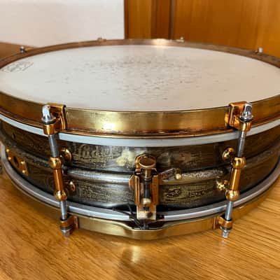 Ludwig  Black Beauty 14x4 Snare Drum  Vintage 20s Dance Model image 2