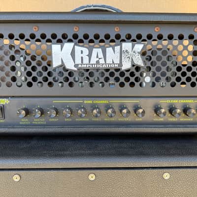 Krank Krankenstein Plus 120W Tube Head + 4x12 Cabinet – Black image 4