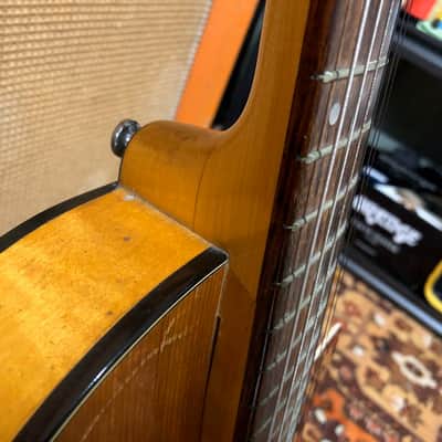 Vintage 1960 Hofner Club 40 w/ Bigsby Selmer Natural Blonde Electric Guitar image 8