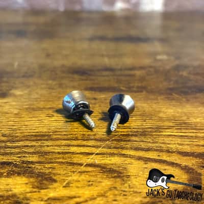Economy Heavy Relic Strap Buttons (2000s - Silver) image 3