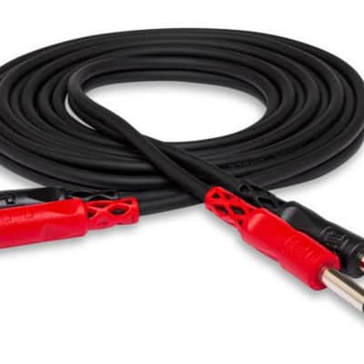 Hosa CPR-203 Stereo Interconnect Cable, Dual 1/4" TS to Dual RCA - 3M image 4