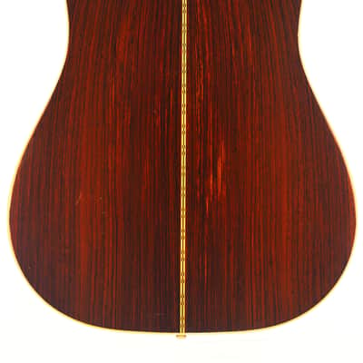 Martin D-28 1975 Sunburst Acoustic Guitar - Rare vintage rarity with legendary Martin sound and unique character - check video! image 6
