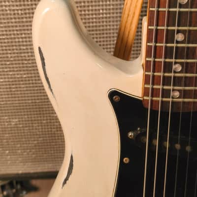 Fender Lead II 80s White over Black image 8
