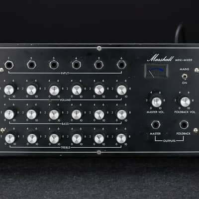 Rare Vintage Marshall 6 channel mixer. Really warm and cool distortion. 1970's