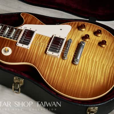 1998 Gibson Custom Shop YCS Yamano 1958 Les Paul Reissue with AAAA Killer Top image 2