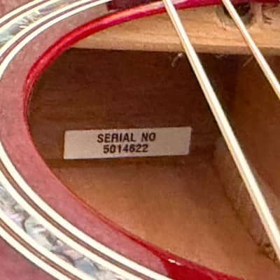 Takamine EG540C 1997-1998 - Transparent Red image 14
