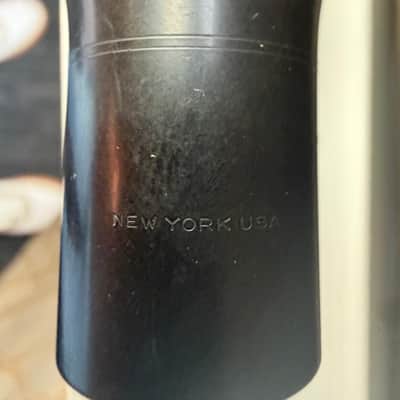 Vintage Meyer NY USA 5M Medium Chamber Baritone Sax Mouthpiece with matching Ligature and Cap image 5