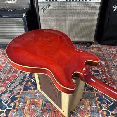 Yamaha SA700 Semi Hollowbody ES335 Type Persimmon Red 1979 image 10