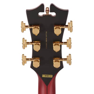 D'Angelico Deluxe Bobby Weir 3 Semi-Hollow Satin Trans Wine image 7