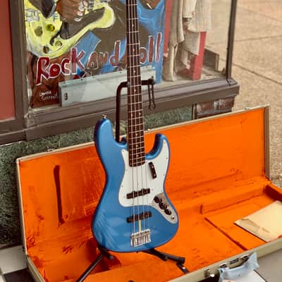 Fender American Vintage Jazz Bass 2013 - Lake Placid Blue image 3